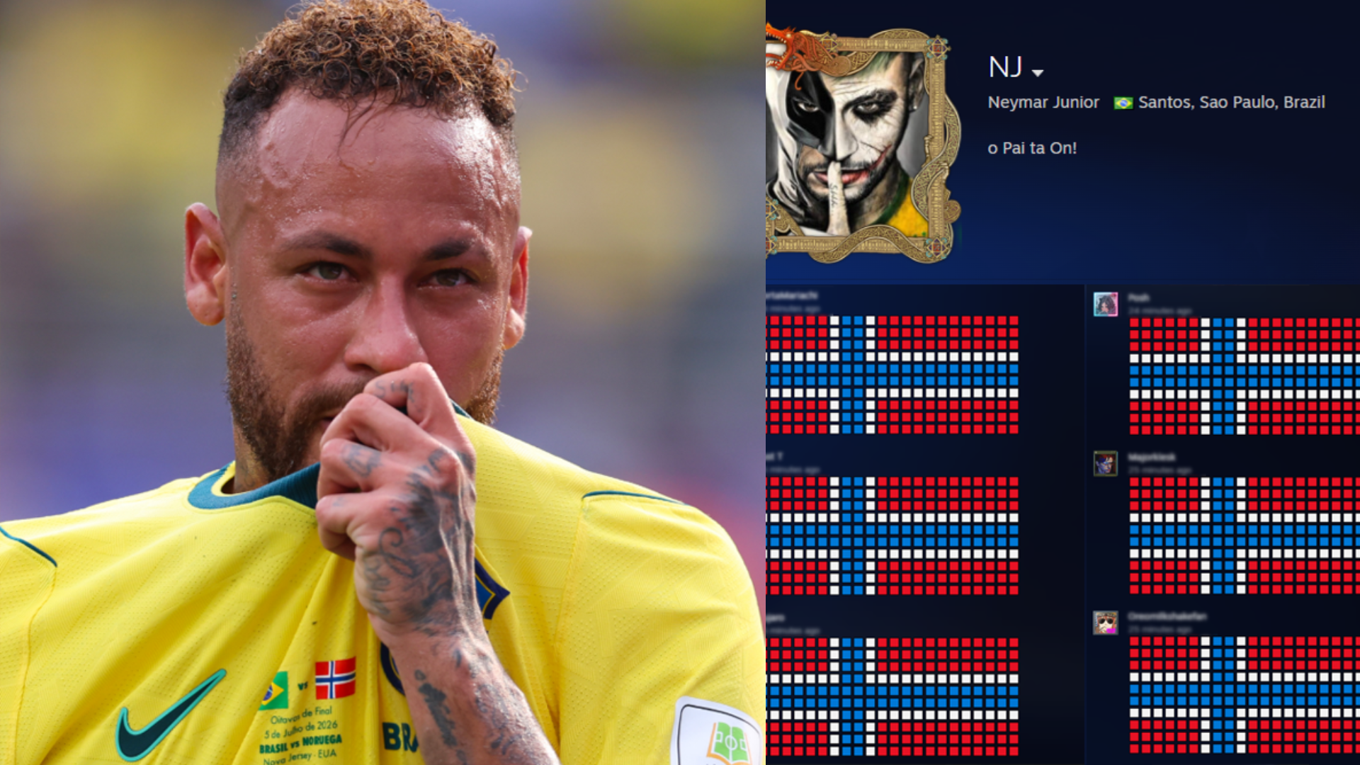Neymar's Steam Page Gets Trolled After Brazil's Shock Exit