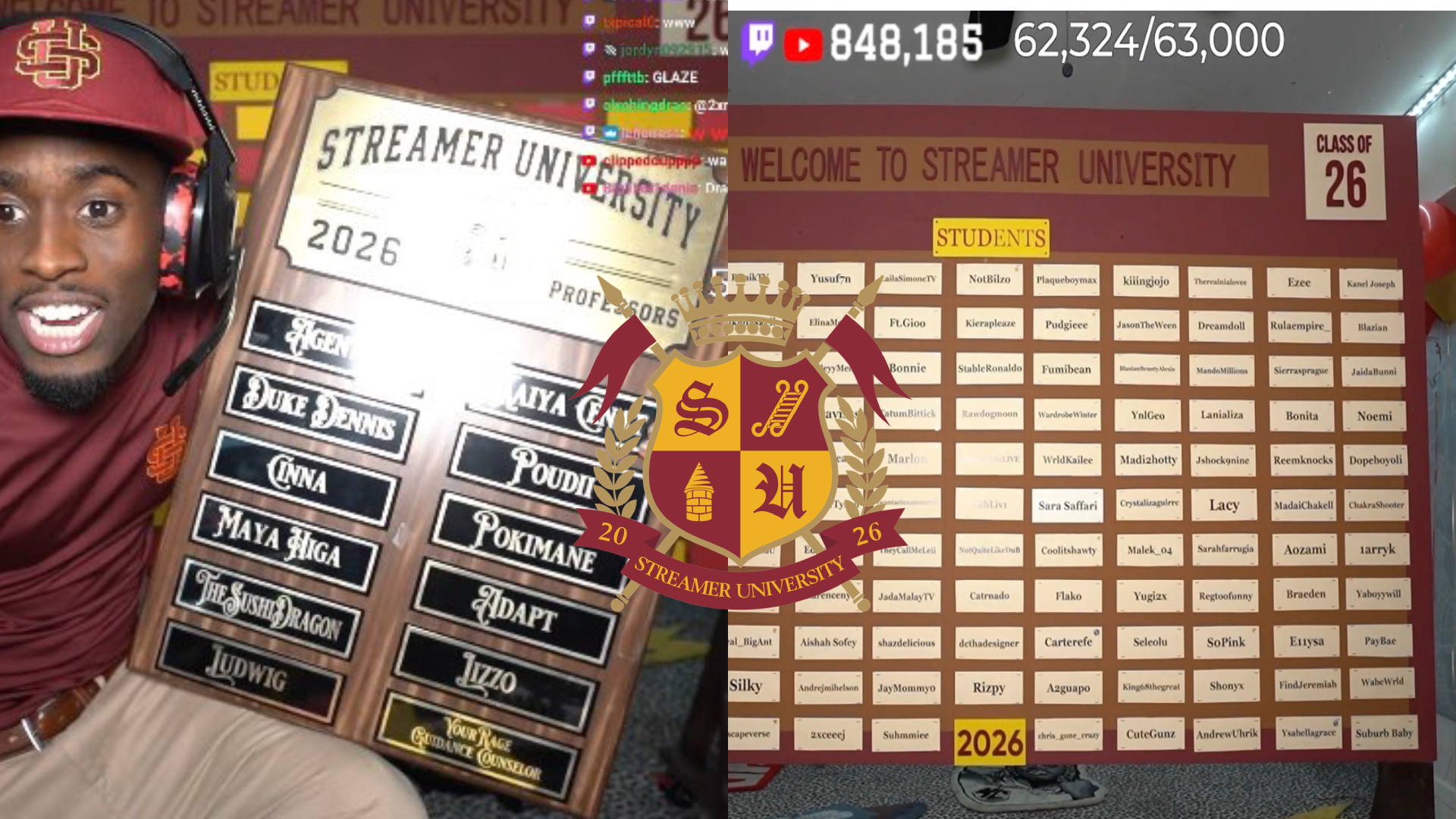 Kai Cenat Reveals the Full Streamer University Class of 2026 – Meet Every Creator Joining the Campus