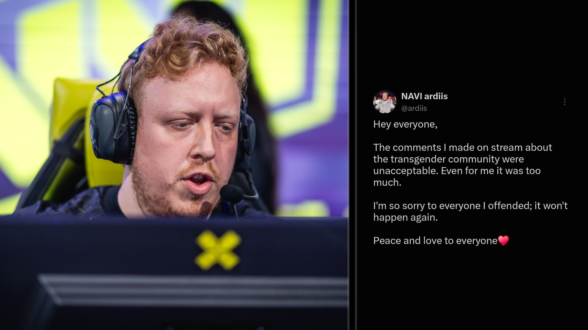 Ardiis Apologizes Over Transgender Game Changers Comments—but Stream Clip Raises Questions
