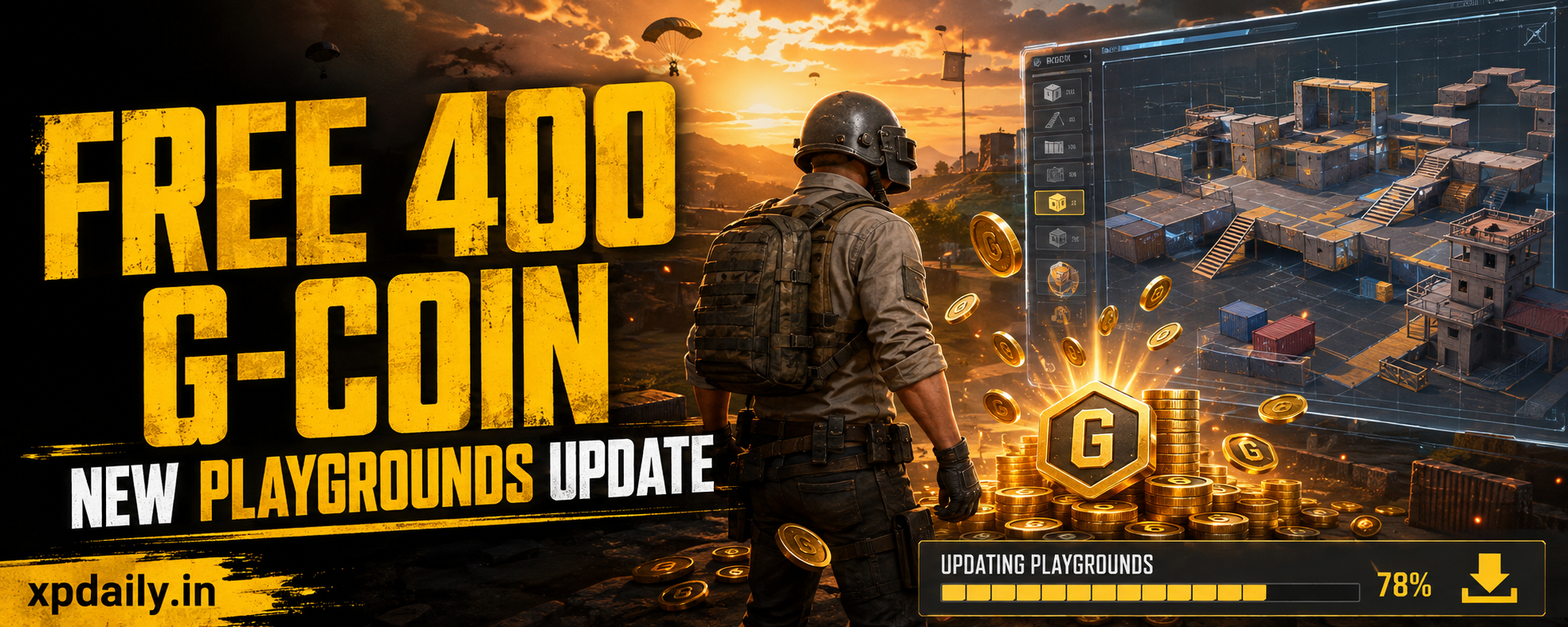 PUBG Launches Playgrounds With Custom Maps, Free 400 G-Coin and a $95,000 Creator Contest
