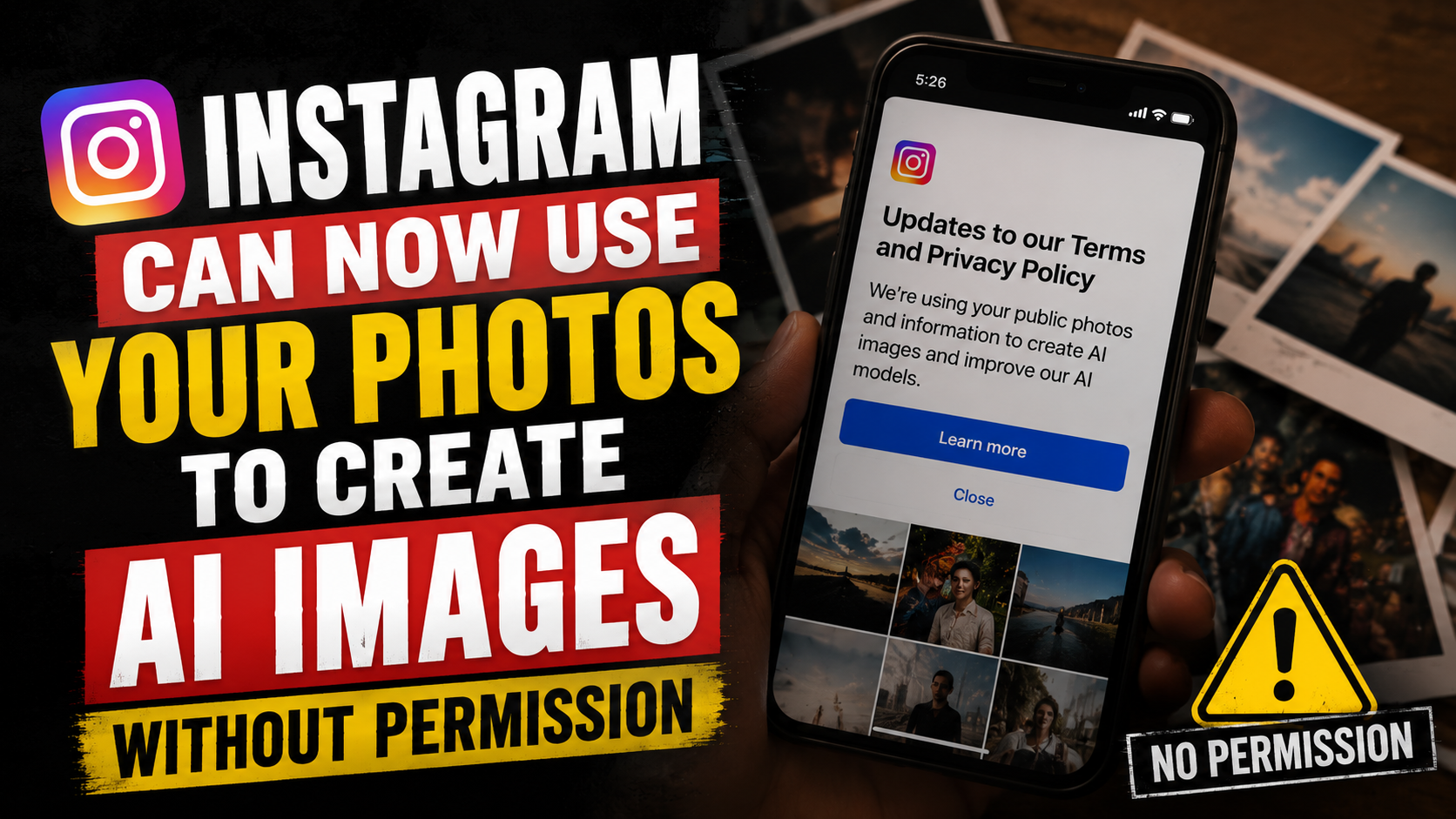 Instagram Can Now Use Public Photos to Create AI Images Without Permission: Here's What It Means