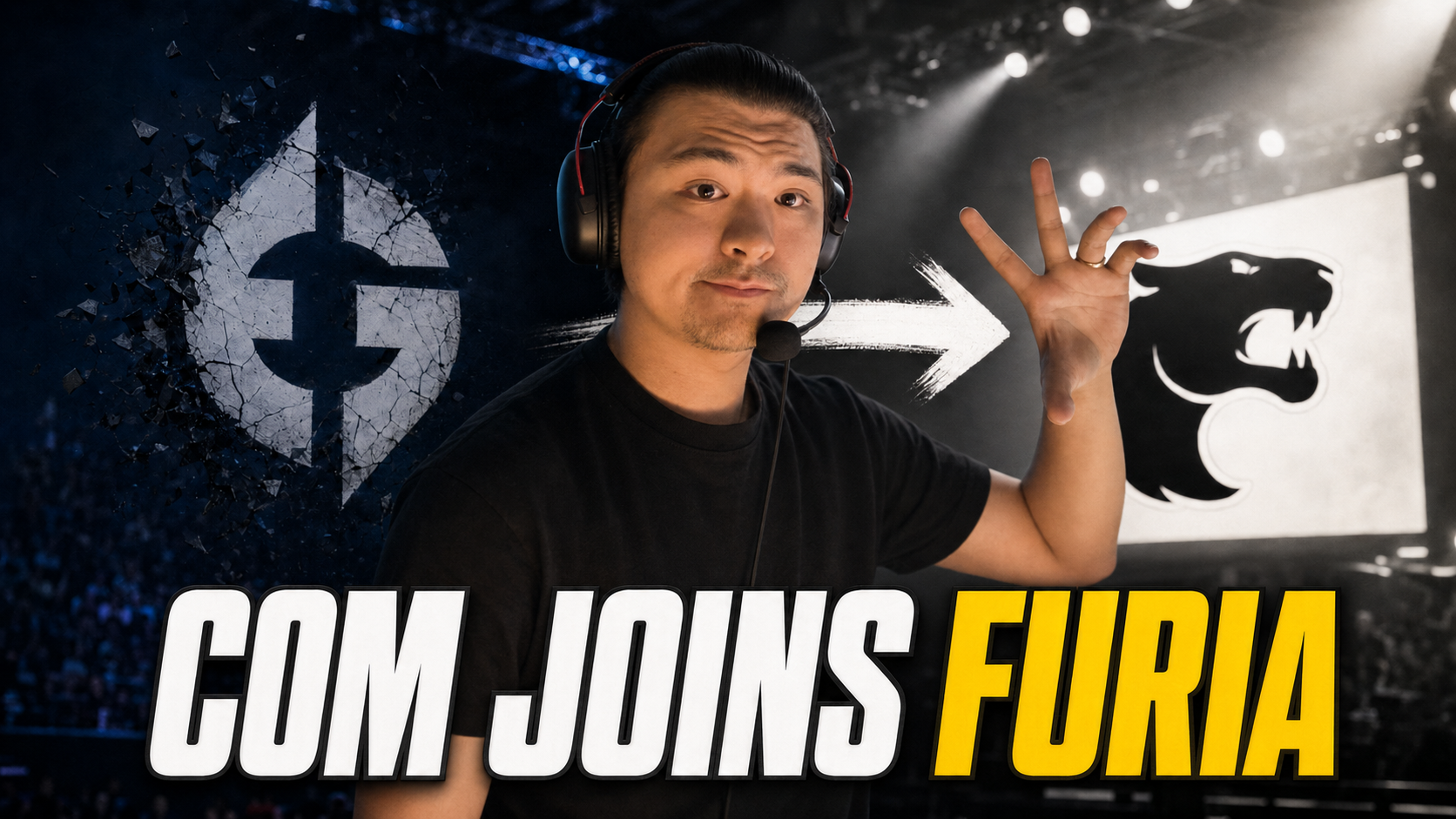 FURIA Benches eeiu, Signs World Champ C0M