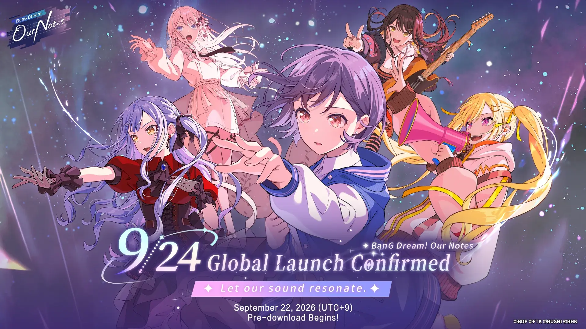 BanG Dream! Our Notes Is Finally Going Global on September 24 and Fans Can't Wait